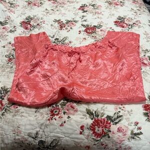 Vintage Jack Murphy Coral Satin Pajama Pants